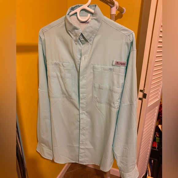 Columbia Men’s PFG Long Sleeve OmniShield - Picture 1 of 7